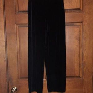 Petite Sophisticate Velour Pants